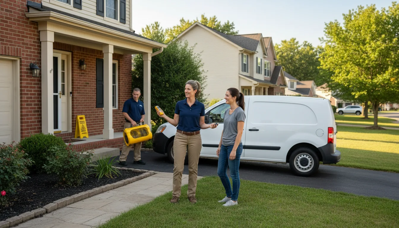 Water restoration image for Water Damage & Restoration Services in Scott, AR